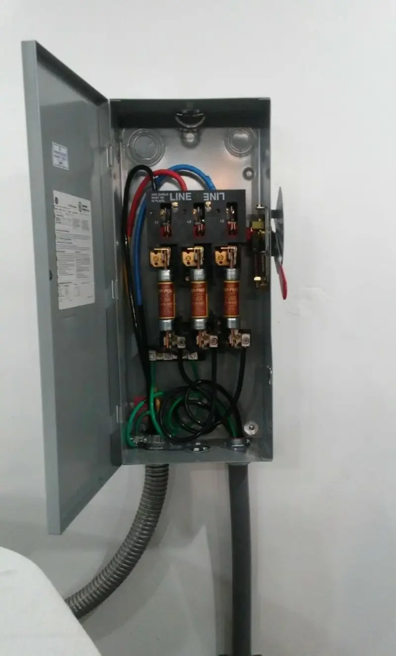 Three-phase disconnect switch installed for Electrical Wiring & Rewiring in North Codorus